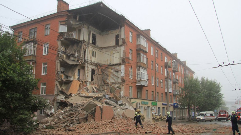 Обрушение жилого дома в Перми 