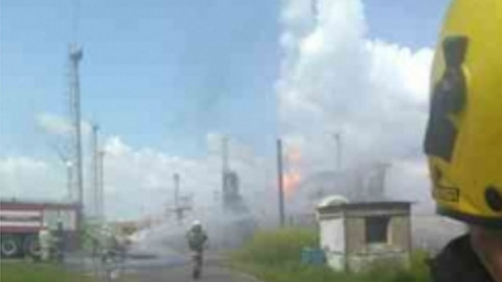 Под Нижним Новгородом вспыхнула цистерна со сжиженным газом