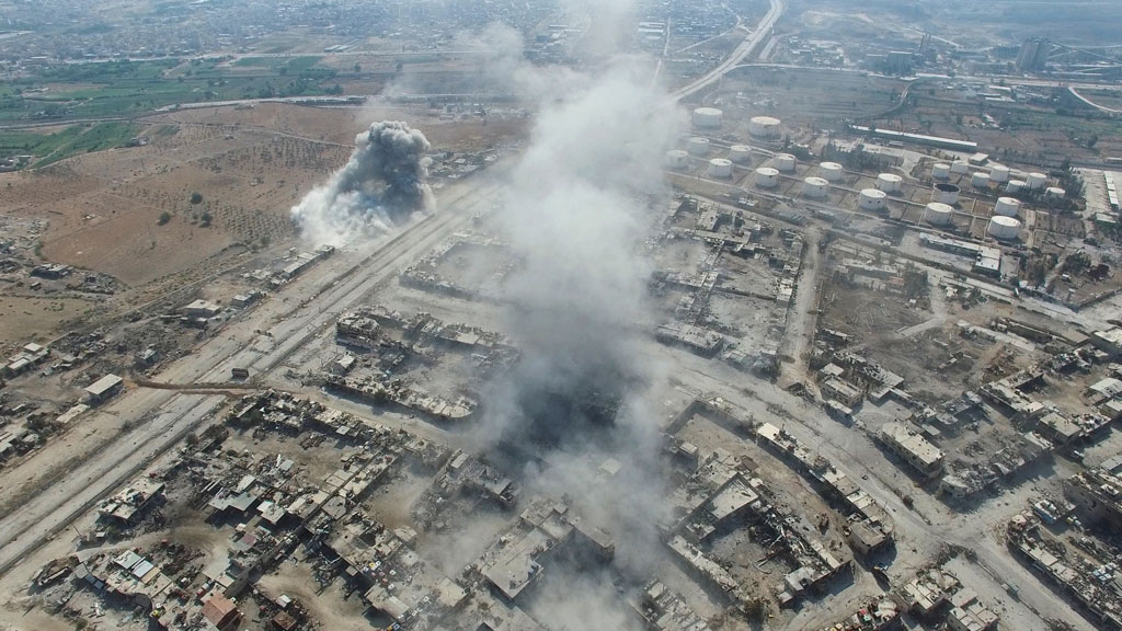Пентагон бомбардировка ВВС США могла привести к жертвам среди мирного населения Ракки