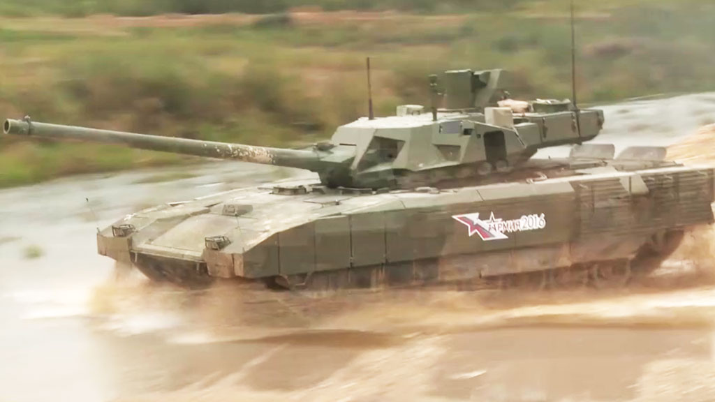 В первый раз продемонстрированы возможности танка Т-14 «Армата»