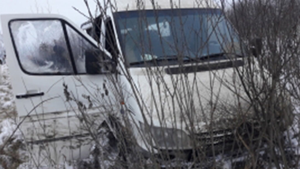 Под Костромой пострадали девять пассажиров микроавтобуса, который слетел в кювет