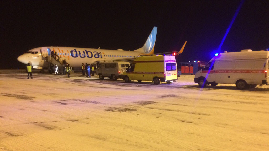 Самолёт Flydubai вынужденно сел в Челябинске из-за технической неполадки