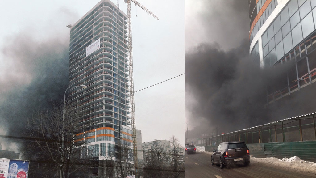 Пожар в Москве - последние новости