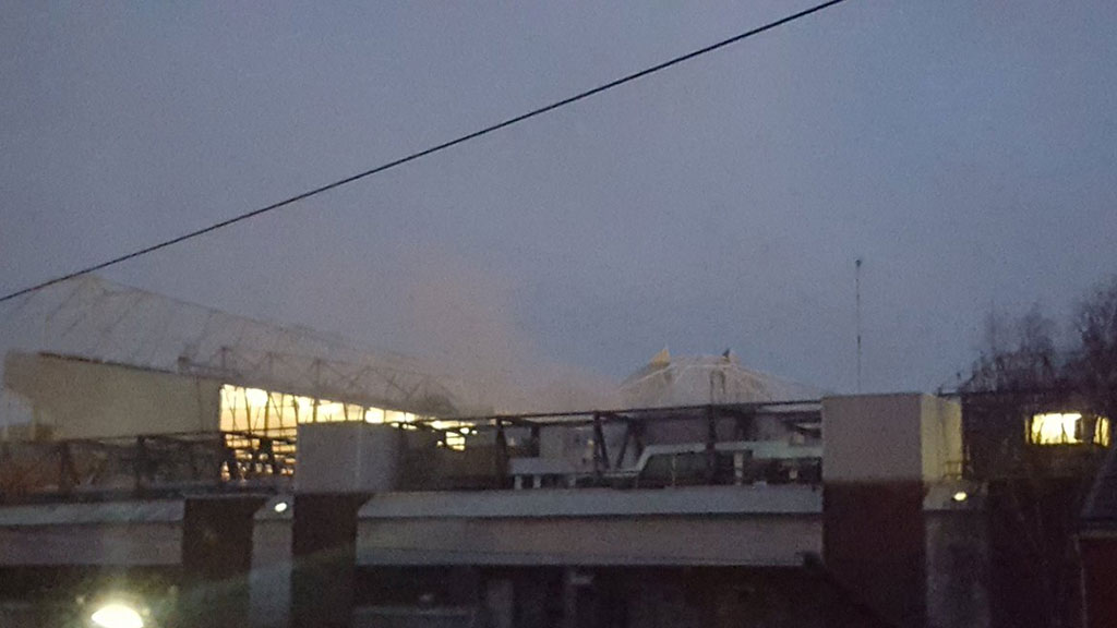 В Манчестере случилось возгорание на «Олд Траффорд»