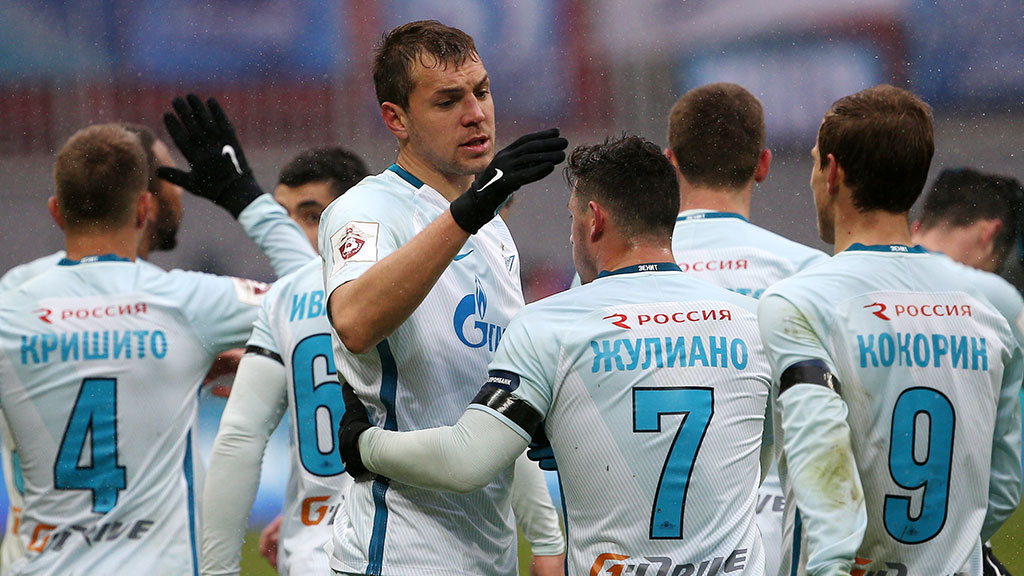 Зенит взял верх над Рубином в Казани