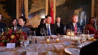 Картинки по запросу трамп и си цзиньпин пьют
