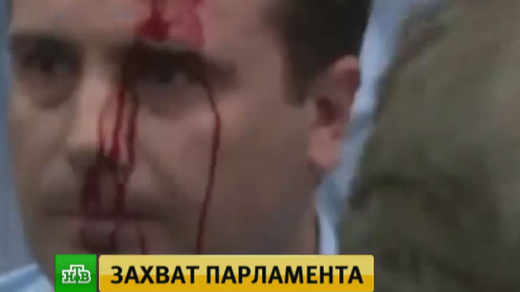 Драка в парламенте Македонии произошла после избрания нового спикера