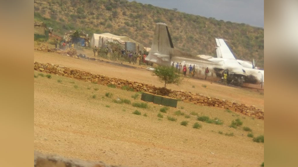 Самолет ООН рухнул на дом: первые детали