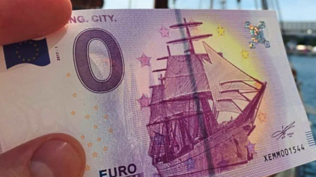 В Германии выпустили купюру в ноль евро