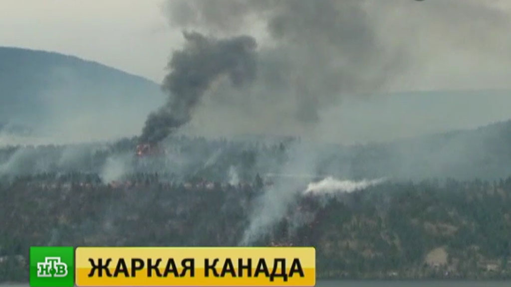 На западе Канады бушуют массовые лесные пожары