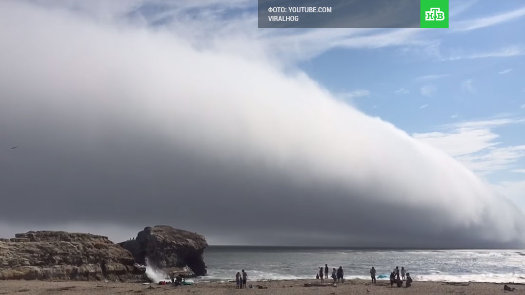 Внушительное облако приняли в Калифорнии за начало апокалипсиса