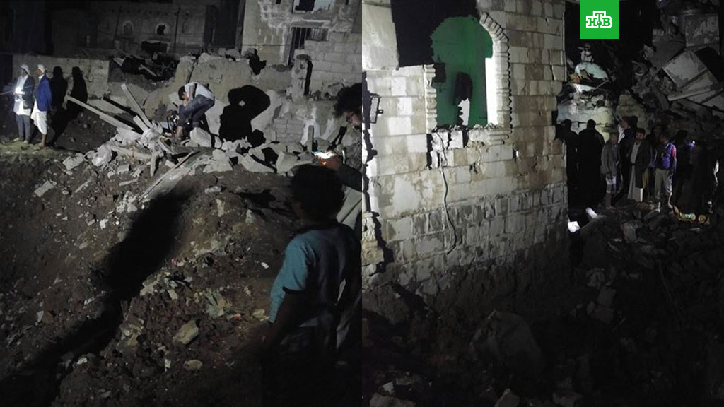 Авиация саудовской коалиции нанесла ракетный удар по зданию Минобороны Йемена