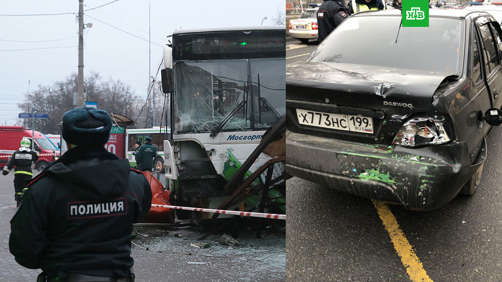 ДТП у метро «Сходненская»: подрезавший автобус таксист задержан