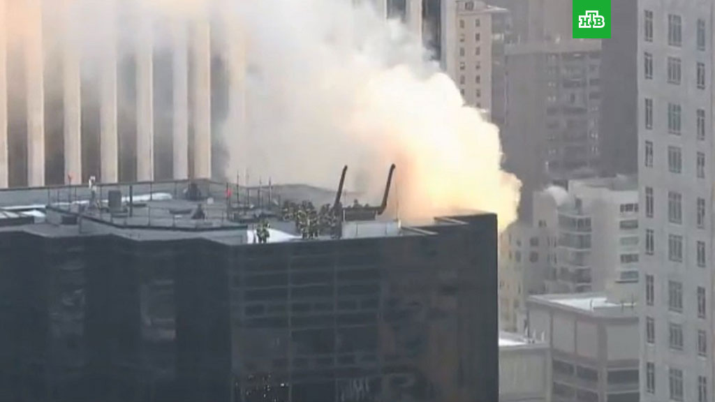 В Нью-Йорке в помещении Trump Tower произошел пожар