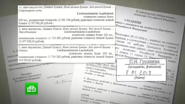В документах Грудинина нашли ценные бумаги на 7, 5 млрд рублей.
банки, выборы, КПРФ.
НТВ.Ru: новости, видео, программы телеканала НТВ В документах Грудинина нашли ценные бумаги на 7, 5 млрд рублей.
банки, выборы, КПРФ.
НТВ.Ru: новости, видео, программы телеканала НТВ