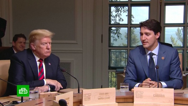 На закрытом совещании G7 состоялся неприятный для Трампа разговор.
G7/G8, Канада, Меркель, Трамп Дональд, торговля, экономика и бизнес.
НТВ.Ru: новости, видео, программы телеканала НТВ На закрытом совещании G7 состоялся неприятный для Трампа разговор.
G7/G8, Канада, Меркель, Трамп Дональд, торговля, экономика и бизнес.
НТВ.Ru: новости, видео, программы телеканала НТВ