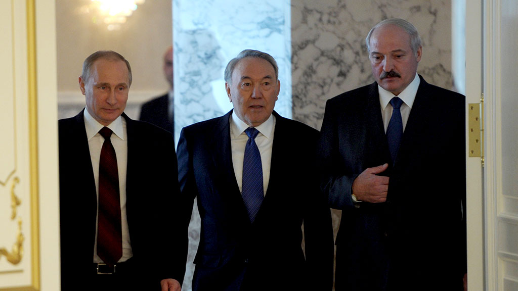 Президентский контракт. Лукашенко и Назарбаев. Ельцин Лукашенко и Назарбаев.