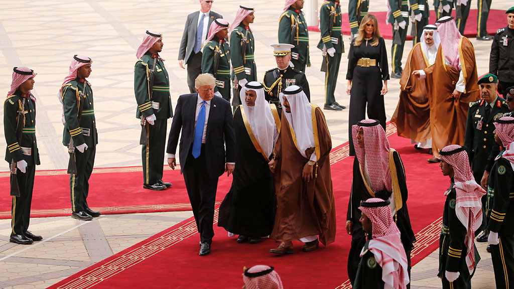 Трамп прибыл в Саудовскую Аравию в рамках первого мирового турне