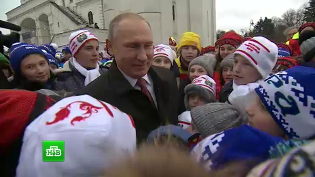 Путин Дети Новый Год