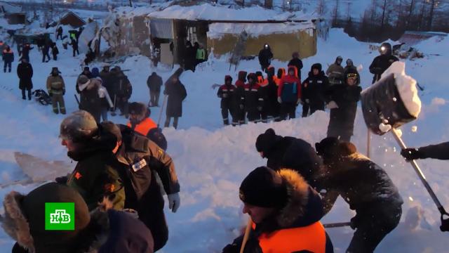 Гора отдельная Норильск лавина