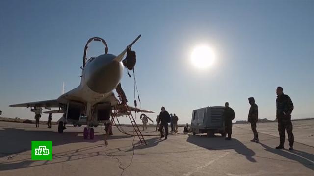 На учениях сирийские пилоты отработали тактику ближнего и дальнего воздушного боя.Сирия, авиация, армии мира, учения.НТВ.Ru: новости, видео, программы телеканала НТВ