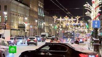 Из-за перекрытий пробки в Петербурге достигли пика