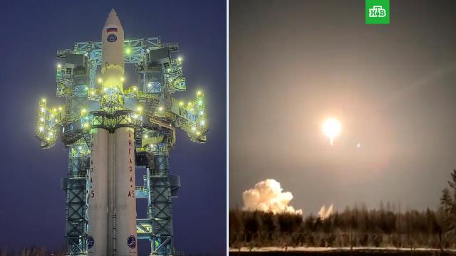 «Ангара-А5» с разгонным блоком «Персей» впервые стартовала с космодрома Плесецк.Плесецк, запуски ракет.НТВ.Ru: новости, видео, программы телеканала НТВ